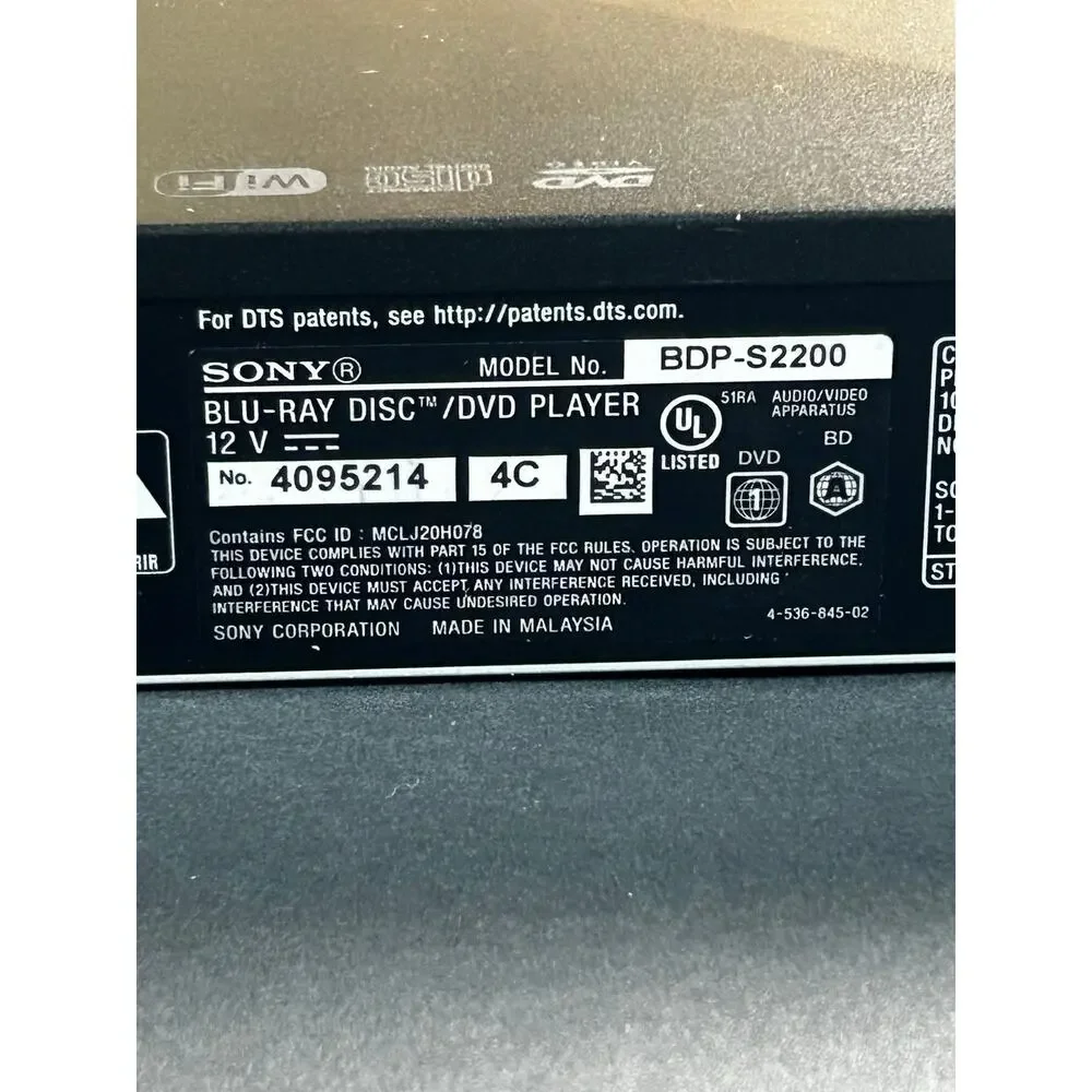 Sony bdp s2200